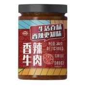 需抢券: 菜欢欢 牛肉酱  200g*2瓶装