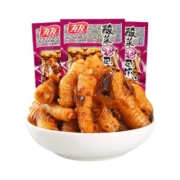 有友酸菜味泡椒凤爪180g*3袋酸辣鸡爪解馋小吃重庆网红零食夜宵