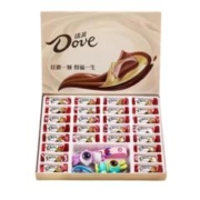 Dove 德芙 巧克力礼盒装 德芙B款一生有你 礼盒装 117g