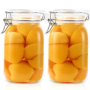 周二生活场：BAIJIE 拜杰 玻璃密封罐1500ml2只装