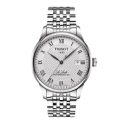 天梭（TISSOT）瑞士手表 力洛克系列腕表 钢带机械男表T006.407.11.033.00