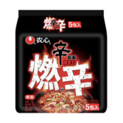 限移动端、京东百亿补贴：NONGSHIM 农心 辛拉面系列 燃辛120g*5 五连包 方便面