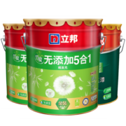 立邦 【绿色家居】乳胶漆 金装竹炭超亚光净味五合一乳胶漆 抗碱防霉 51L套装