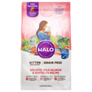 自然光环（HALO IN CHINESE）猫粮 纯鲜肉进口幼猫粮 三文鱼白鱼10磅（23年12月29日）