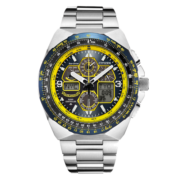 西铁城（CITIZEN）手表男日韩表蓝天使光动能日显钢带时尚送礼物JY8125-54L