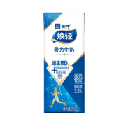plus会员、概率券：蒙牛焕轻骨力高钙牛奶 250ml*12包手提礼盒装