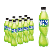 概率券：可口可乐（Coca-Cola）芬达 Fanta 无糖零卡苹果味 碳酸饮料 500/600ml*12瓶 *3件
