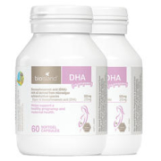 有券的上：佰澳朗德 孕妇DHA海藻油胶囊 60粒*2瓶