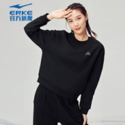 ERKE 鸿星尔克 卫衣女加绒加厚