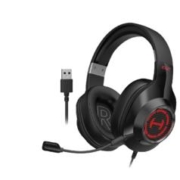 限移动端：EDIFIER 漫步者 HECATE G2 专业版 耳罩式头戴式动圈有线耳机 黑色 USB口