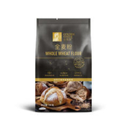 GOLDEN STATUE 金像牌 全麦粉1kg 含麦麸皮烘焙粉高筋硬红麦面包粉天然红麸 麦香浓郁