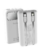 Yoobao 羽博 自带双线 移动电源 22.5W 20000mAh