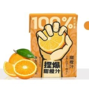 哪吒 捏爆100%果汁 橙汁200ml*12盒