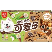【吴磊同款】和路雪迷你可爱多冰淇淋萨摩椰+布朗尼咖啡20g*10支