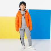 PUMA 彪马 580368-17 男童羽绒服 橙色 104cm