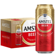 需首购、PLUS会员: 喜力  红爵（Amstel）啤酒 500ml*12听