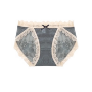 PEANOJEAN新品纯欲风侧边高开叉镂空少女内裤K119 *3件