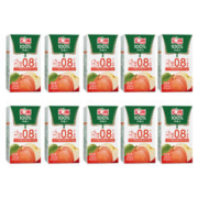汇源 125ml*10盒汇源100%桃汁苹果汁橙汁纯果汁无添加饮料果蔬汁P