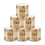 C&S 洁柔 卷纸 金尊加厚4层180g卫生纸*10卷 母婴可用 冲厕易降解