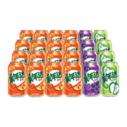 88VIP会员：pepsi 百事 美年达（橙味12+百香果菠萝味6+葡萄味6）*330ml罐装碳酸饮料汽水