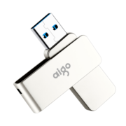 爱国者（aigo）USB3.2 U盘 U330金属旋转系列 银色 快速传输 出色出众支持定制 USB3.2金属旋转U盘【U330-128G】