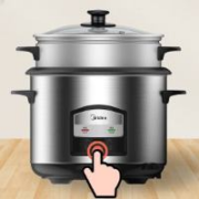 京东百亿补贴：美的（Midea）电饭煲双层大容量蒸煮多用电饭锅带蒸笼 5.5升MG-AFG5570