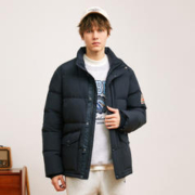TEENIE WEENIE 羽绒服男冬季2023新款短款立领保暖基础面包服
