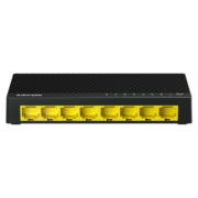 磊科（netcore）S8G 8口千兆交换机 企业级交换器 监控网络办公家用宿舍以太网分线器 适配弱电箱 兼容百兆