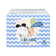 巴布豆（BOBDOG）小波浪薄柔亲肤M90片(6-11KG)中码婴儿尿不湿柔软透气不闷热