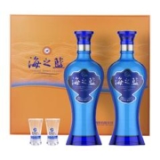 88VIP会员：YANGHE 洋河 海之蓝42度480ml*2瓶礼盒酒礼盒浓香型白酒绵柔纯粮酿造