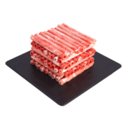 草原宏宝内蒙原切羔羊肉片 净重500g/袋 羊肉卷 火锅食材 地理标志认证
