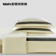 THE BEAST 野兽派 tbh野兽派家居床单四件套曼哈顿100s天丝拼接夏季床上用品套件