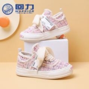 WARRIOR 回力 童鞋旗舰店2023春季新款儿童帆布鞋男童休闲鞋女童百搭舒适鞋