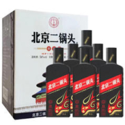 YONGFENG 永丰牌 北京二锅头 口粮酒自饮粮食酒水 56度 500mL 6瓶 北京二锅头黑金 清香型白酒