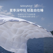 SIDANDA羽绒被4A级95白鹅绒160支全棉抗菌鹅绒 23年升级款 空调夏被 150*200cm