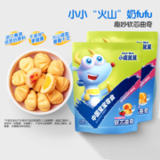 小鹿蓝蓝_妙趣软心曲奇牛奶蔓越莓味 儿童零食美味夹心宝宝饼干 100g