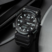 CASIO 卡西欧 手表男士运动款太阳能学生儿童电子石英表AQ-S810W-1A