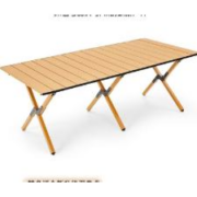 京东百亿补贴：梦多福蛋卷桌 榉木色【1.2米】 碳钢材质【120*60*42cm】