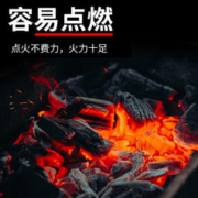 励志蚂蚁 木炭烧烤果木炭高温苹果纯木碳取暖煮茶商用专用机制燃烧引燃速燃
