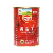 屯河 中粮番茄丁 西红柿块罐头 番茄丁390g(2023年8月产)