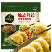 必品阁（bibigo）传统煎饺锅贴速冻饺子早餐方便菜 烤肉煎饺250g*9件