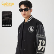 Cabbeen 卡宾 斗牛犬刺绣夹克 棒球服外套