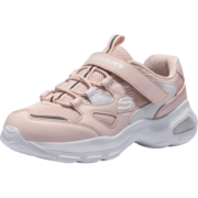 Skechers斯凯奇女童时尚熊猫鞋老爹鞋春秋季儿童鞋减震大童运动鞋664144L 粉红色 32