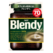 AGF日本进口 Blendy冰水速溶咖啡 经典原味黑咖啡 140g/袋