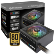 Tt（Thermaltake）额定600W Toughpower GX1 RGB 600 电脑电源（80PLUS金牌/256色灯效/日系主电容/温控）
