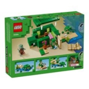 LEGO 乐高 我的世界21254沙滩海龟屋男女益智拼搭积木儿童玩具