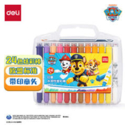 deli 得力 HM718-24 汪汪队 水溶性油画棒 24色