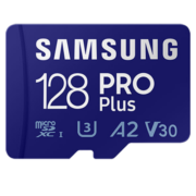 三星（SAMSUNG）128GB TF（MicroSD）存储卡Pro Plus U3 V30读180MB/s写130MB/s高速游戏机平板电脑内存卡