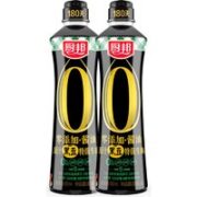 88VIP！厨邦 零添加原汁黑豆特级生抽500mL*2