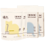 福丸混合猫砂除臭抑菌白茶清新  猫咪用品快速结团可冲厕所 玉米豆腐*2+原味混合*2